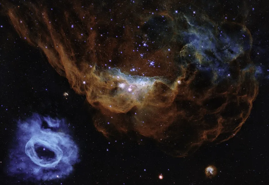Výroční snímek Hubbleova kosmického dalekohledu 2020 