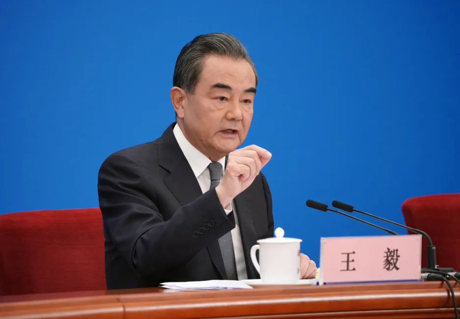 Čínský ministr zahraničí Wang I