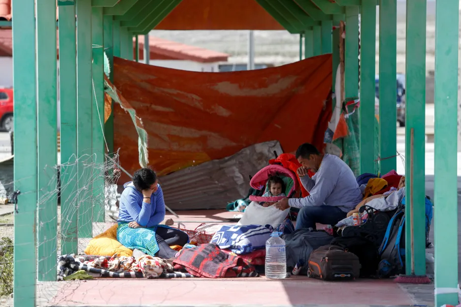 Uprchlí Venezuelané za hranicemi s Bolívií