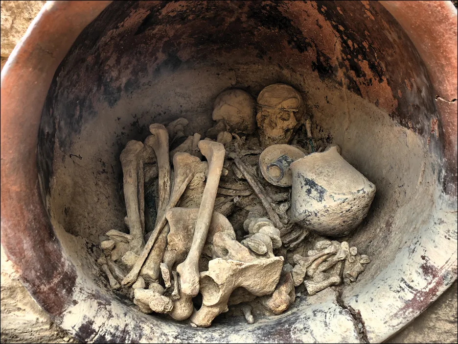Hrob, který vědci zkoumali