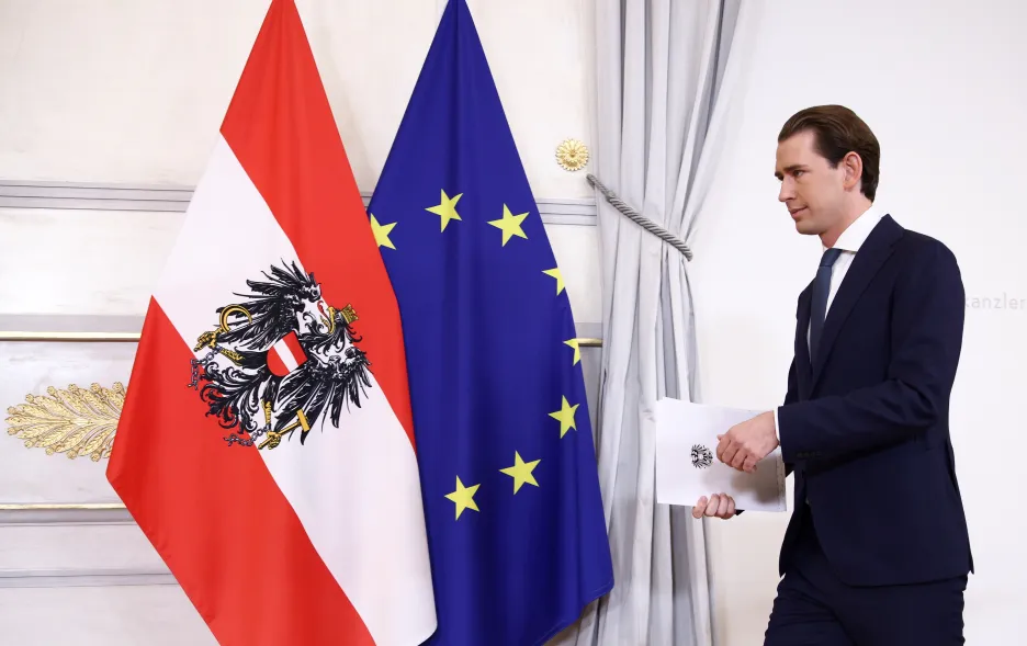 Sebastian Kurz po odstoupení z funkce kancléře