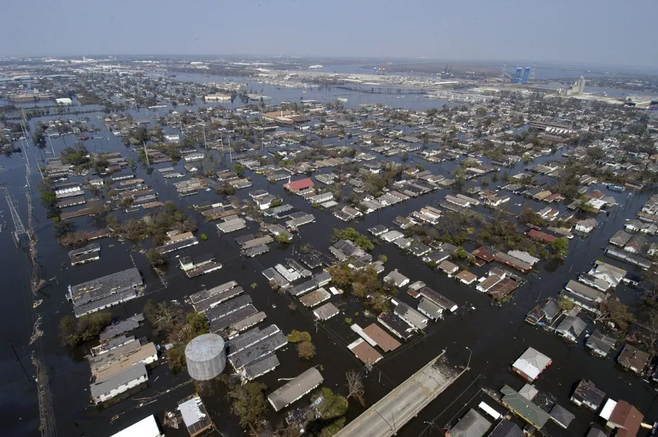 Zaplavené město, ilustrační foto
