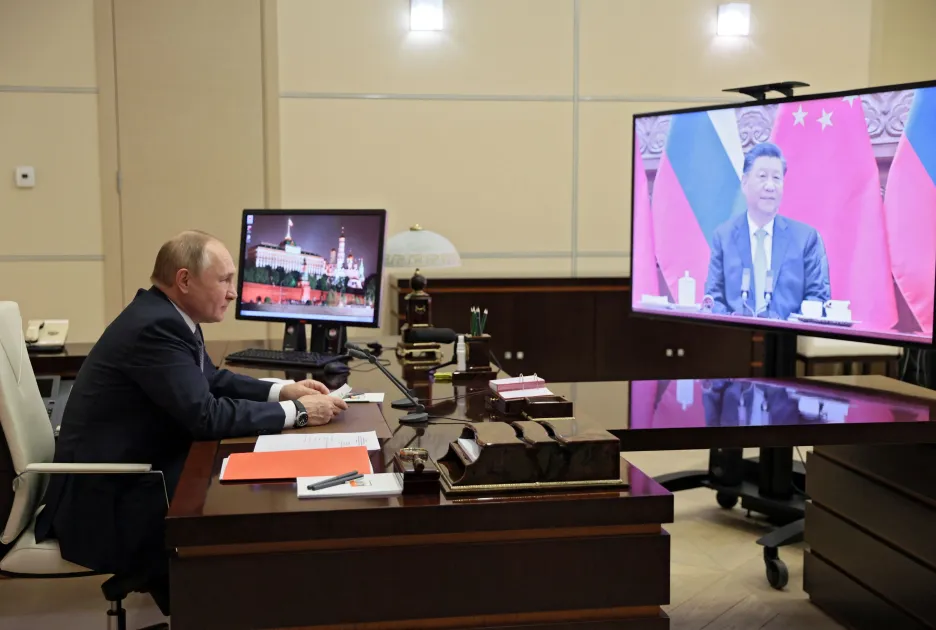 Telefonát Putina se Si Ťin-pchingem