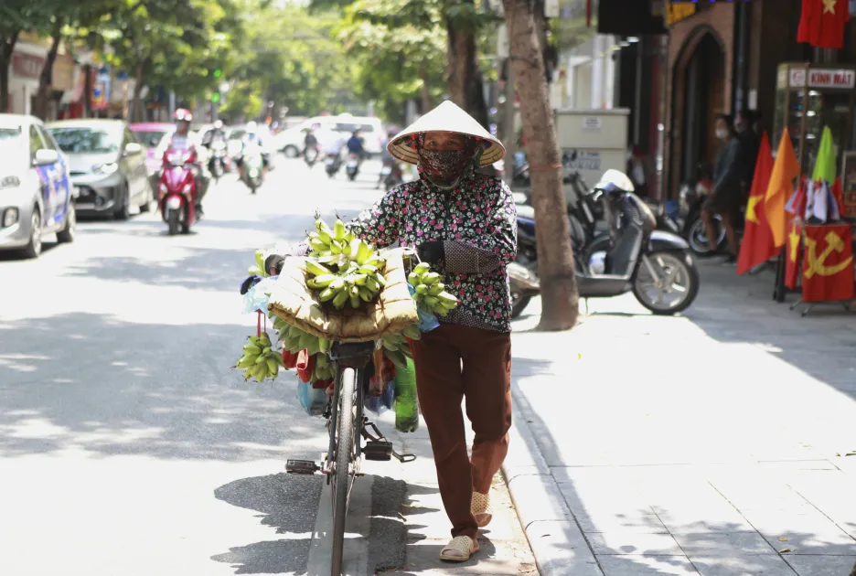 Ulice Hanoje, hlavního města Vietnamu