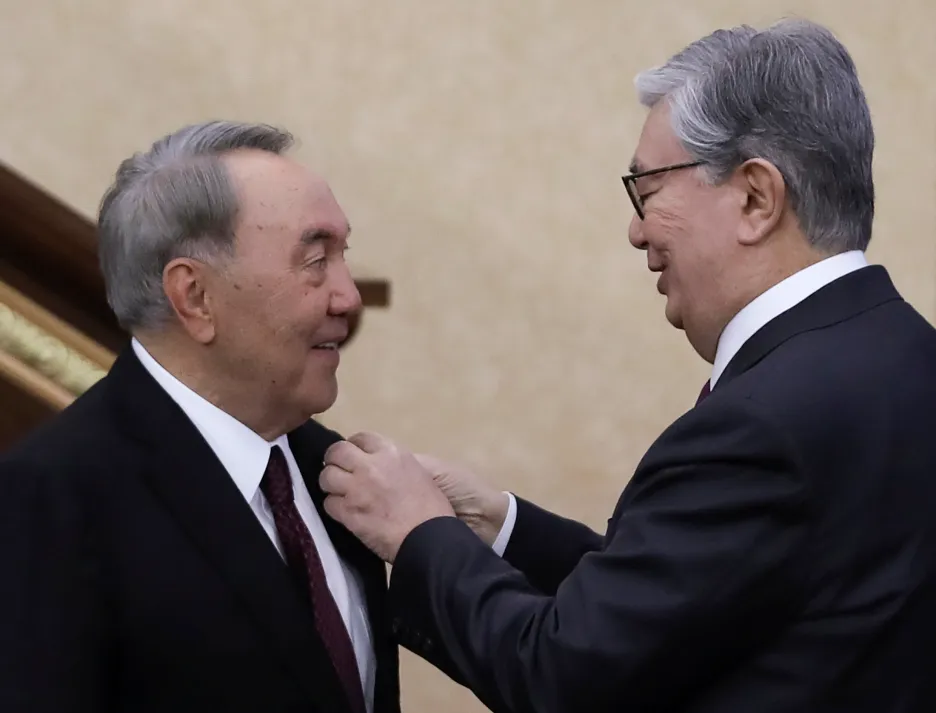 Nazarbajev a Tokajev na snímku z roku 2019