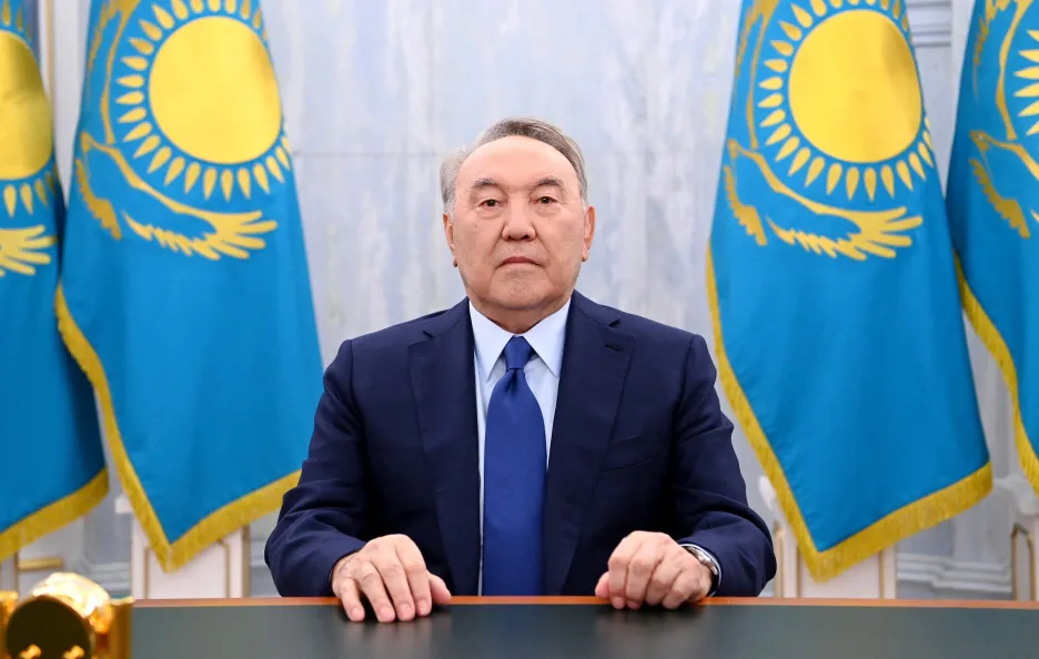 Nazarbajev při projevu k národu