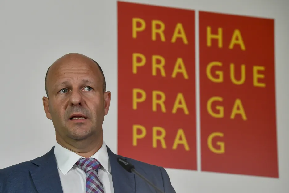 Předseda pražské organizace STAN a náměstek primátora Petr Hlubuček 