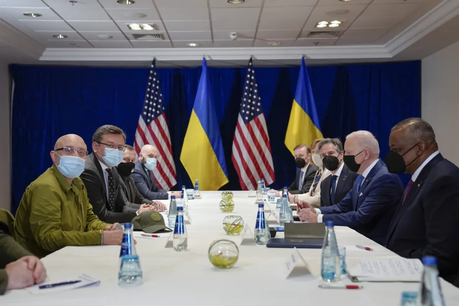 Setkání ukrajinských představitelů s americkým prezidentem Joe Bidenem