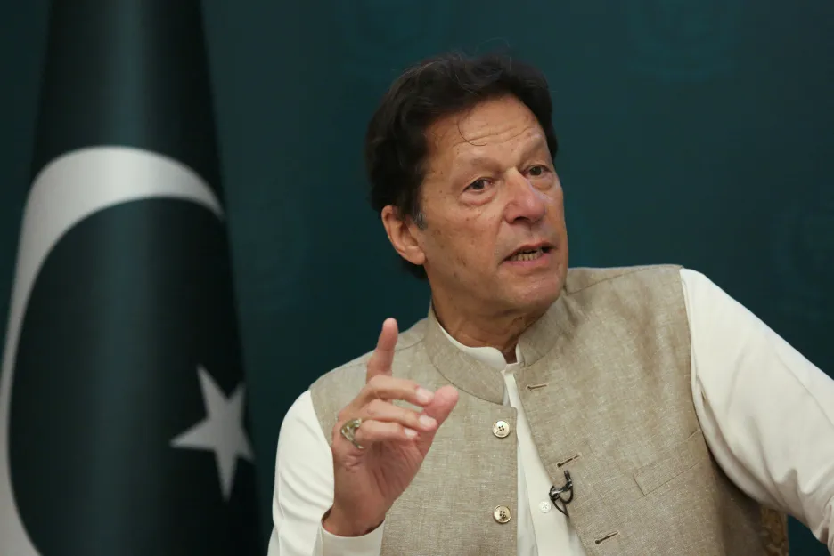 Pakistánský premiér Imran Chán