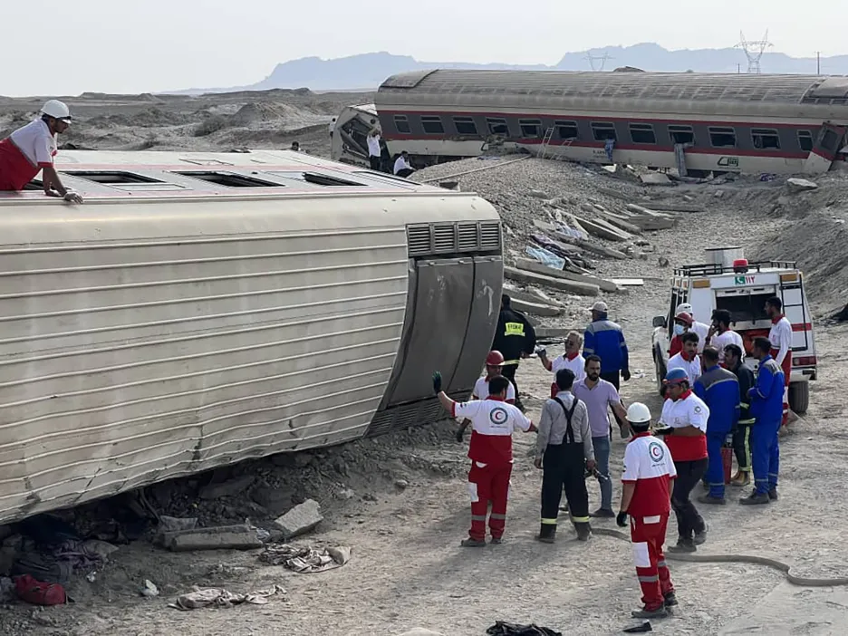 Nehoda vlaku v Íránu