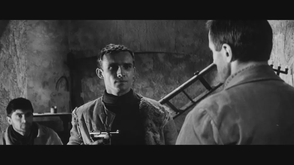 Rudolf Jelínek ve filmu Atentát ( režie: Jiří Sequens, 1964)