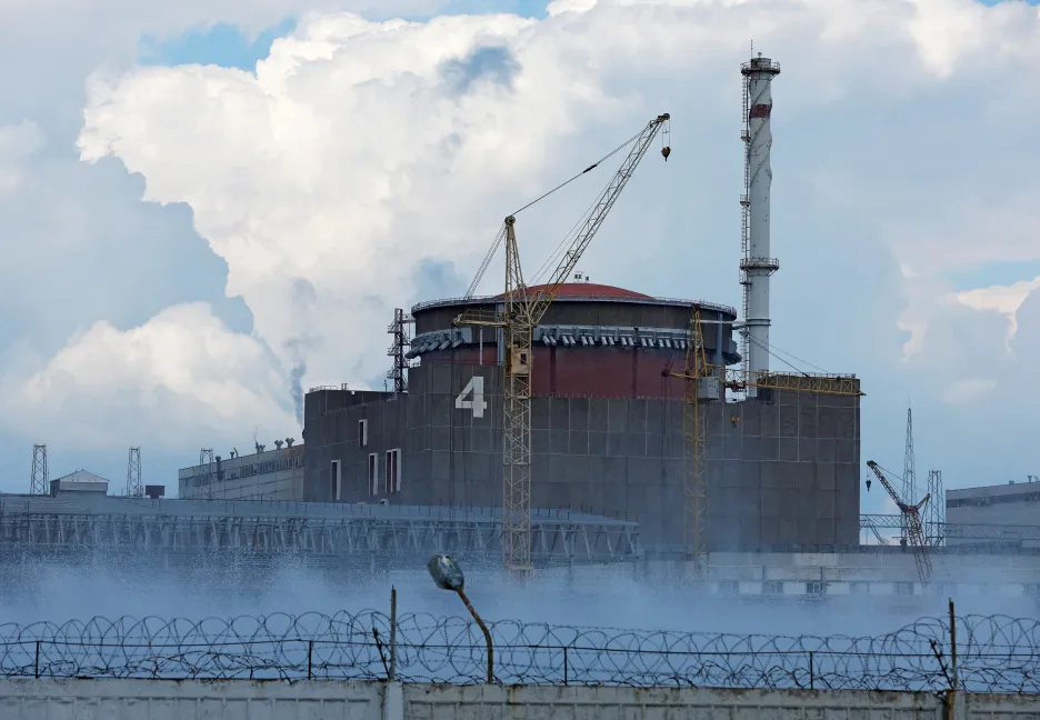 Záporožská jaderná elektrárna (archivní foto)