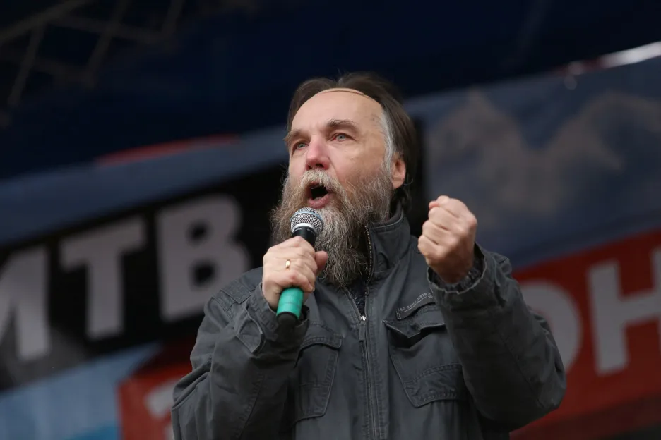 Ruský filozof Aleksandr Dugin, zvaný také 