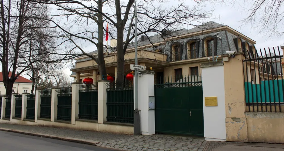 Budova velvyslanectví Čínské lidové republiky v Praze