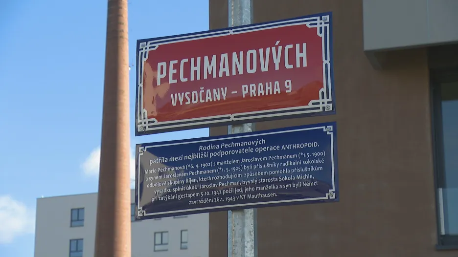 Nová ulice Pechmanových v Praze 9