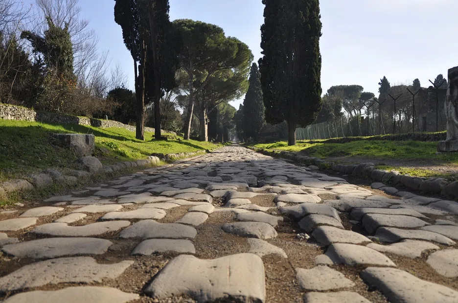 Římská silnice Via Apppia Antica 
