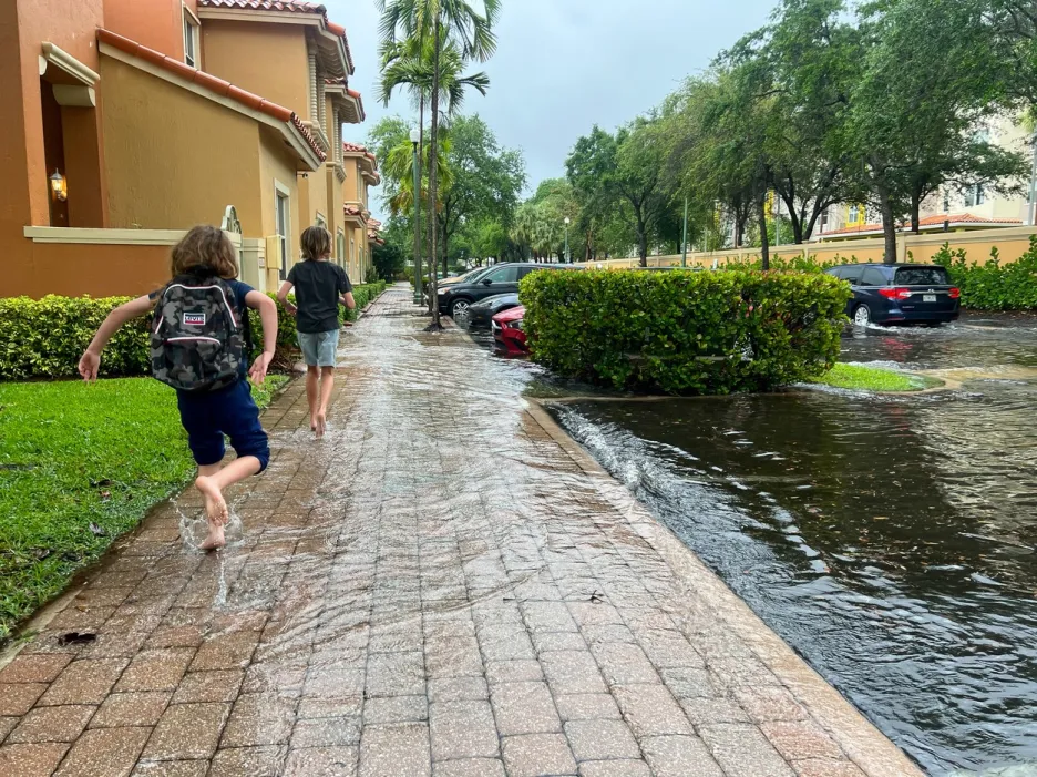 Bleskové povodně na Floridě v dubnu 2023