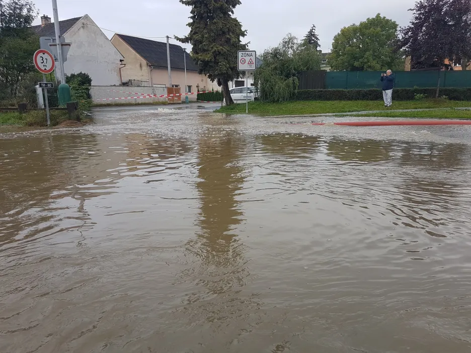 Záplavy v Brodku u Přerova