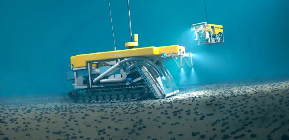 Návrh hlubokomořského těžebního stroje