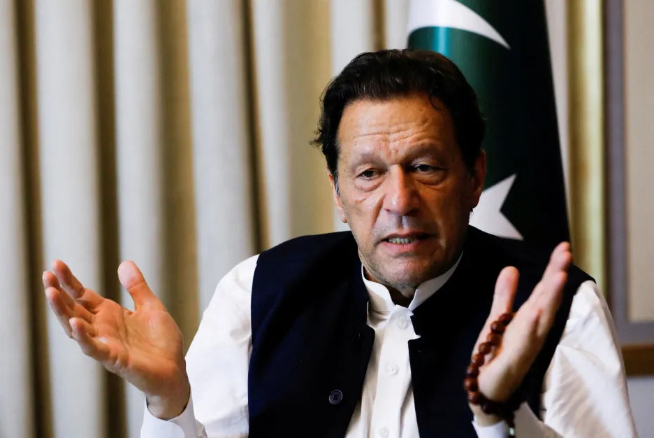 Pákistánský expremiér Imran Chán