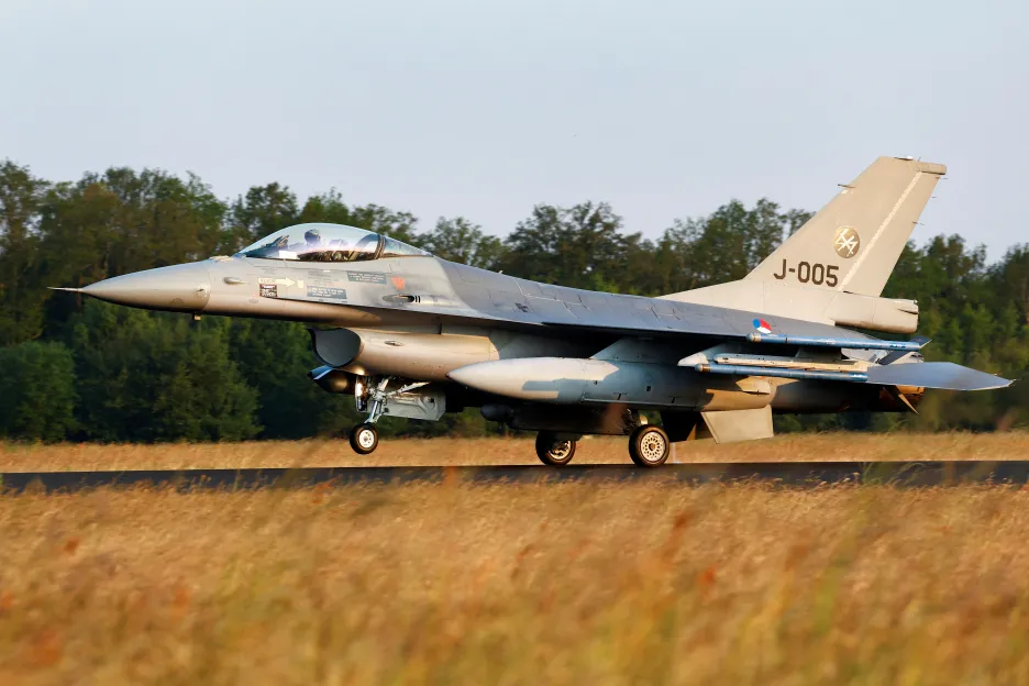 Stíhačka F-16 nizozemské armády 