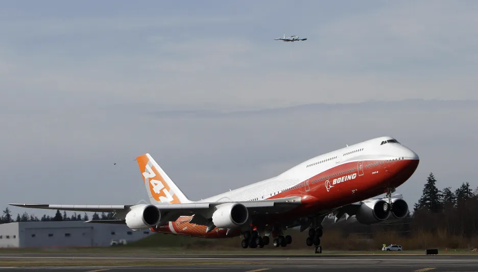 Letadlo Boeing 747-8, ilustrační foto
