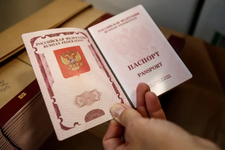 Prázdný ruský pas