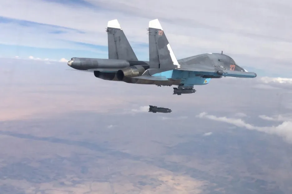 Ruský letoun nad Sýrií