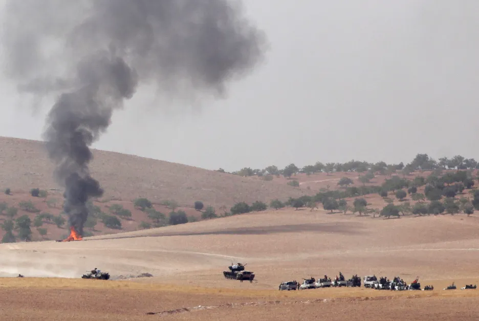 Turecké tanky v Sýrii