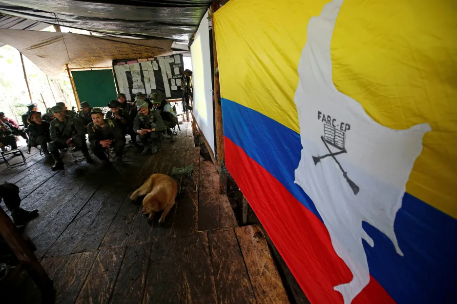 Stanoviště jednotek FARC