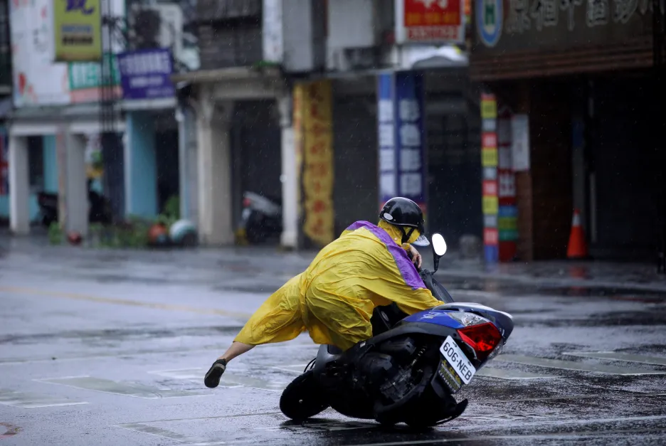 Tchaj-wan zasáhl tajfun Megi