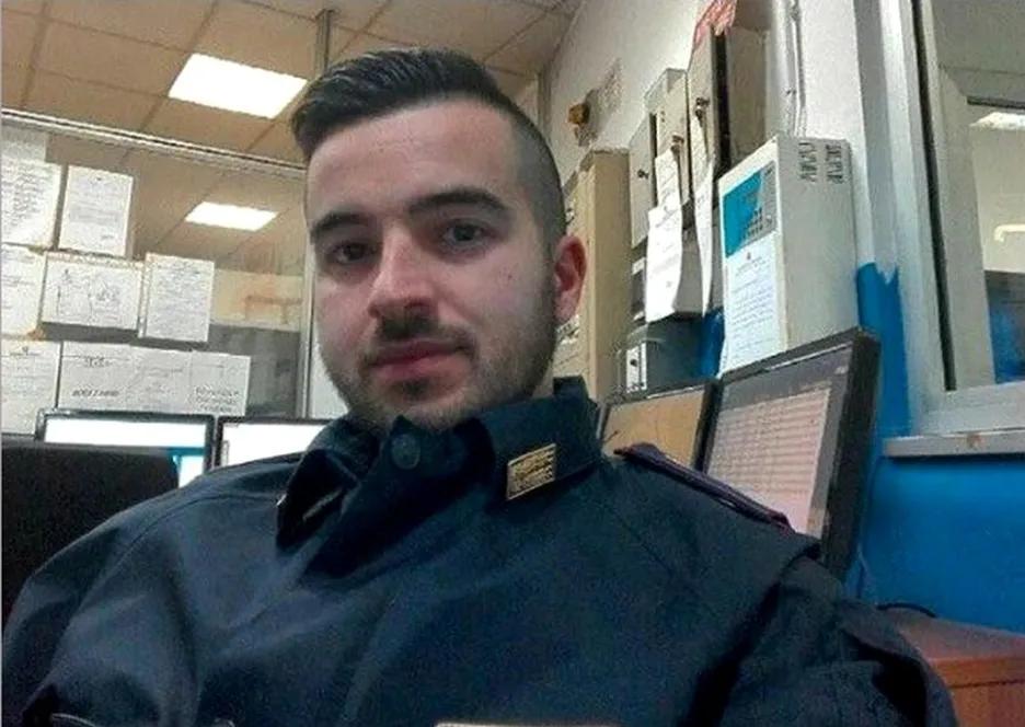 Italský policista Luca Scata