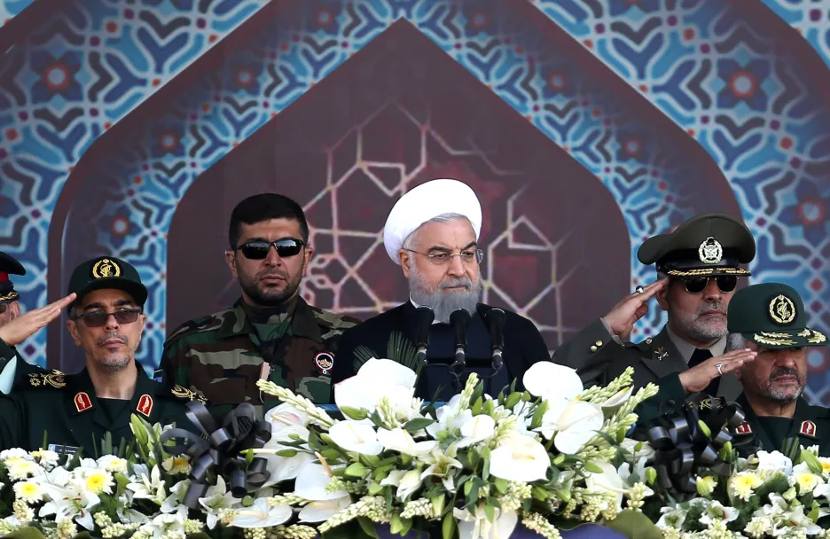 Íránský prezident Hasan Rúhání 