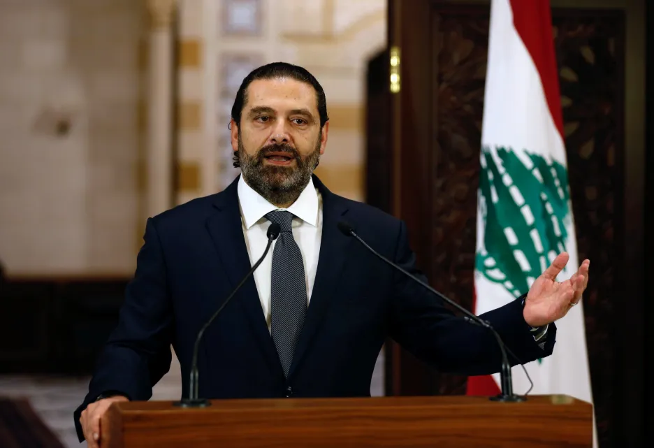 Libanonský premiér Saad Harírí
