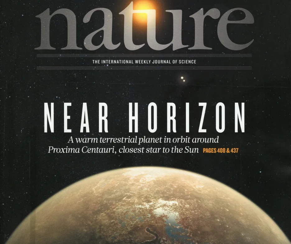 Obálka žurnálu Nature