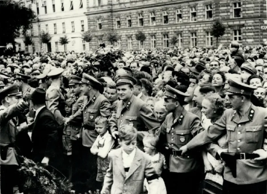 Oslavy vstupu státní smlouvy v platnost (červenec 1955)