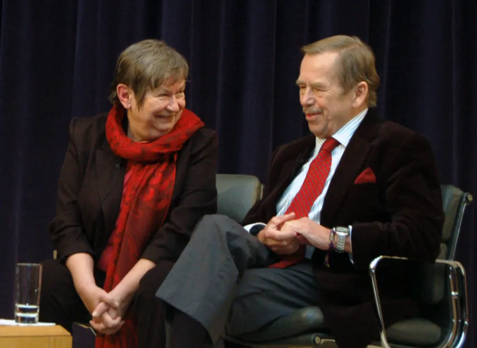 Zdena Tominová a Václav Havel (2008)