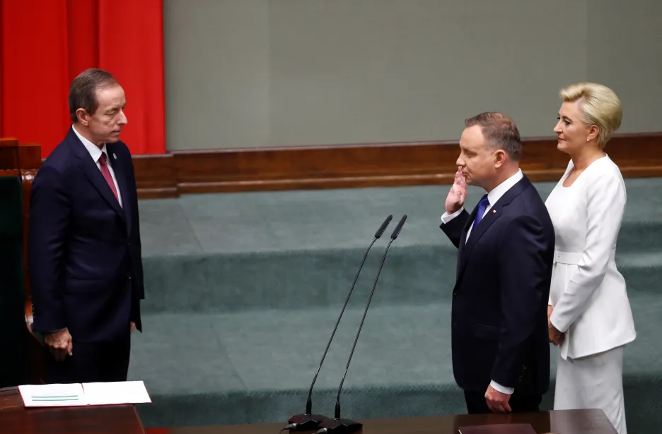 Andrzej Duda složil prezidentský slib