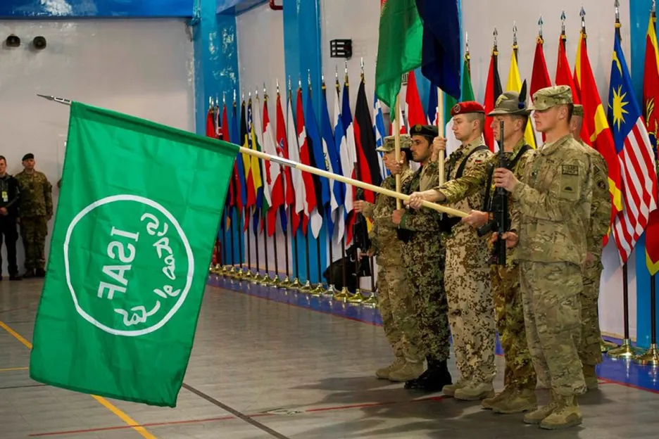 Ceremoniál k ukončení mise ISAF v Afghánistánu
