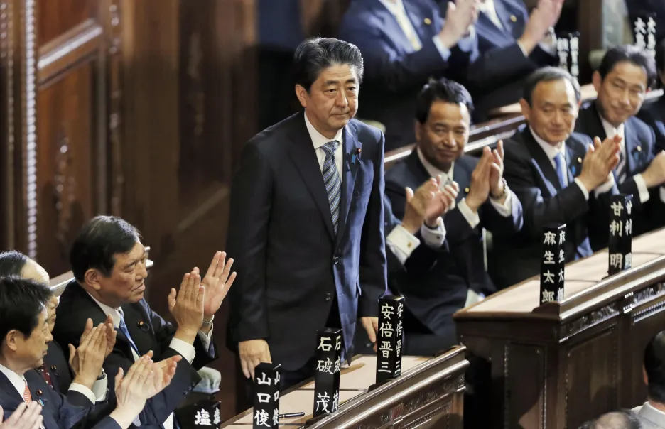 Japonský premiér Šinzó Abe