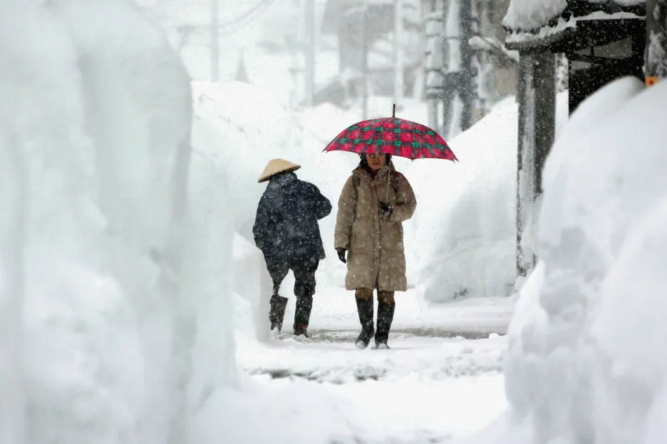 Sněhová kalamita v Japonsku