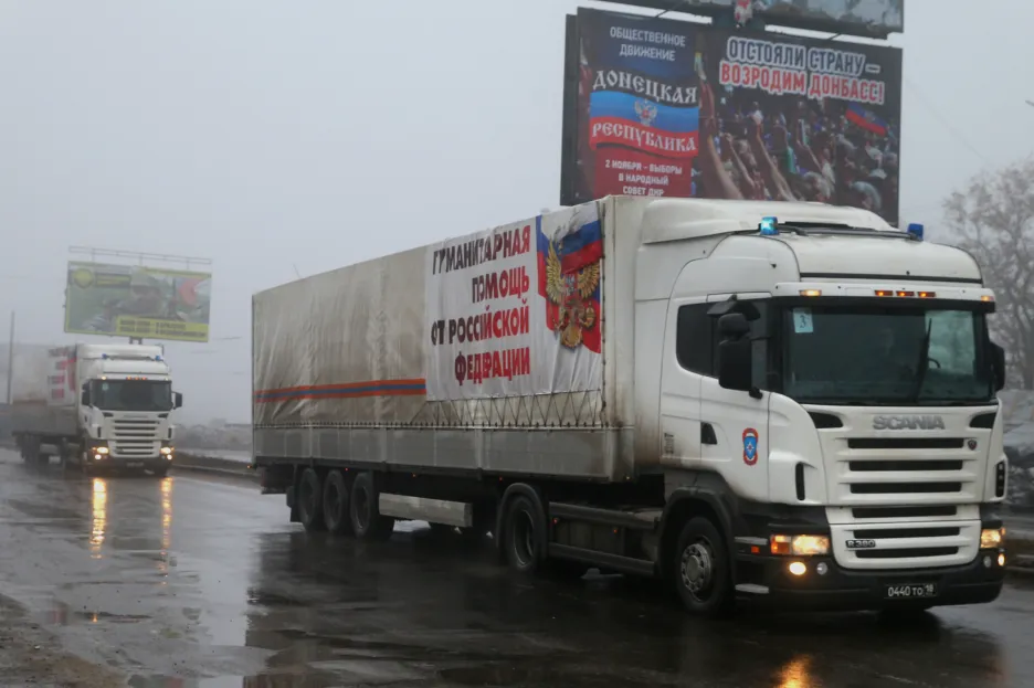 Devátý ruský humanitární konvoj pro Ukrajinu