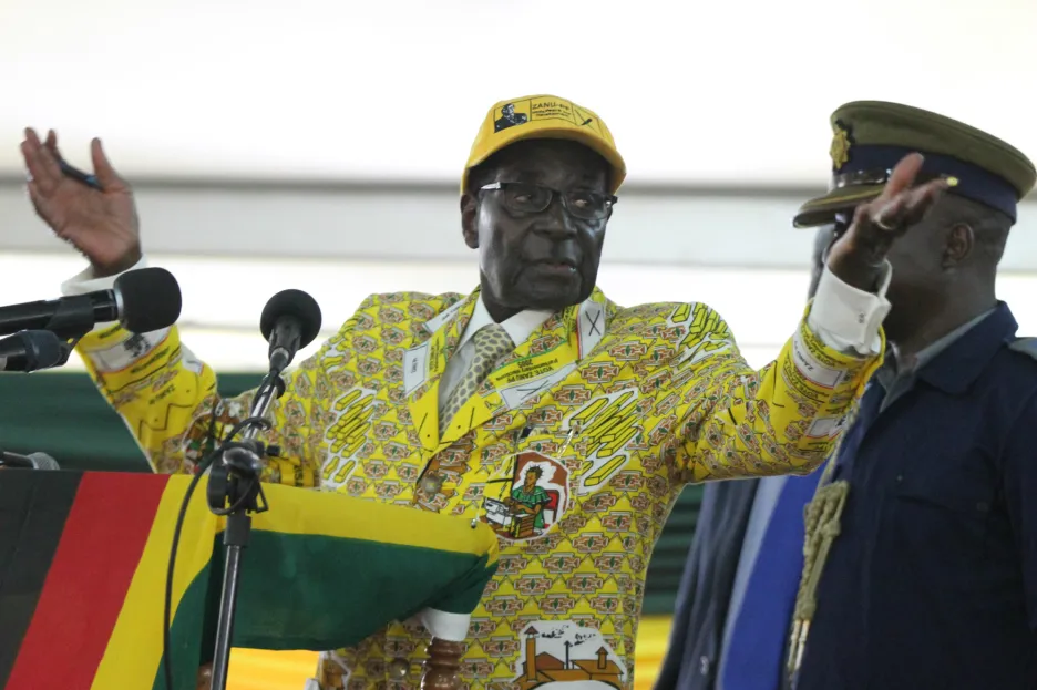 Zimbabwský prezident Robert Mugabe