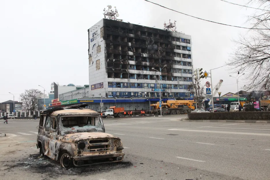 Groznyj po teroristickém útoku islamistů