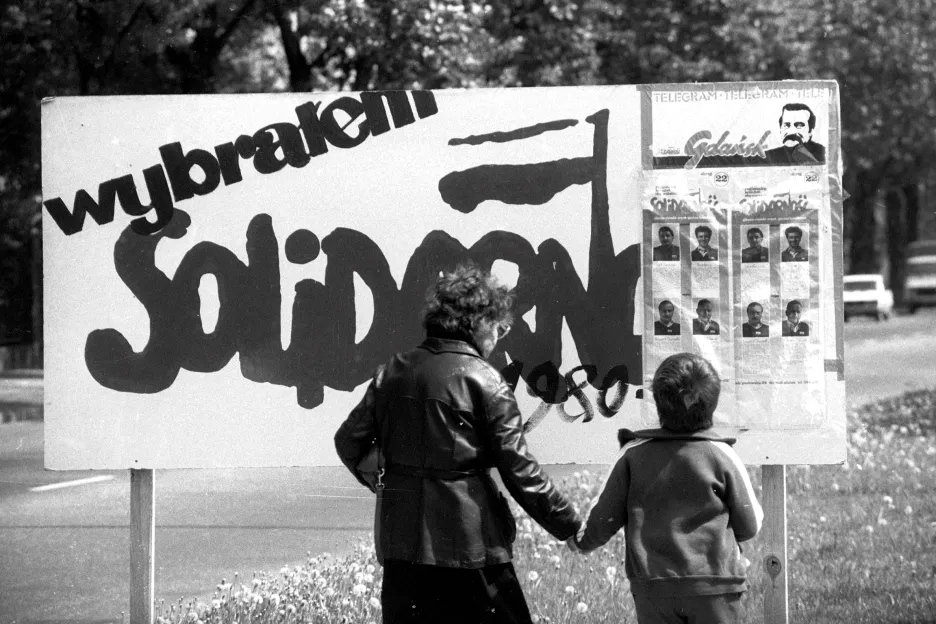 Kampaň před polskými volbami v červnu 1989