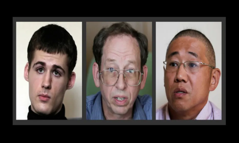 Tři Američané zadržovaní v KLDR