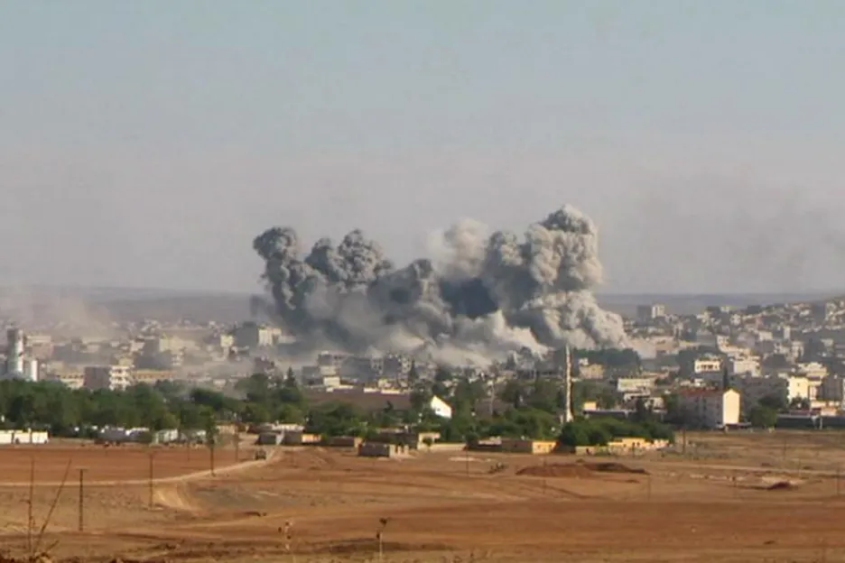 Boje v Kobani