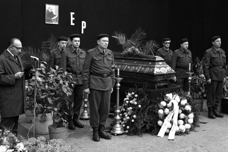 Pohřeb Evžena Plocka