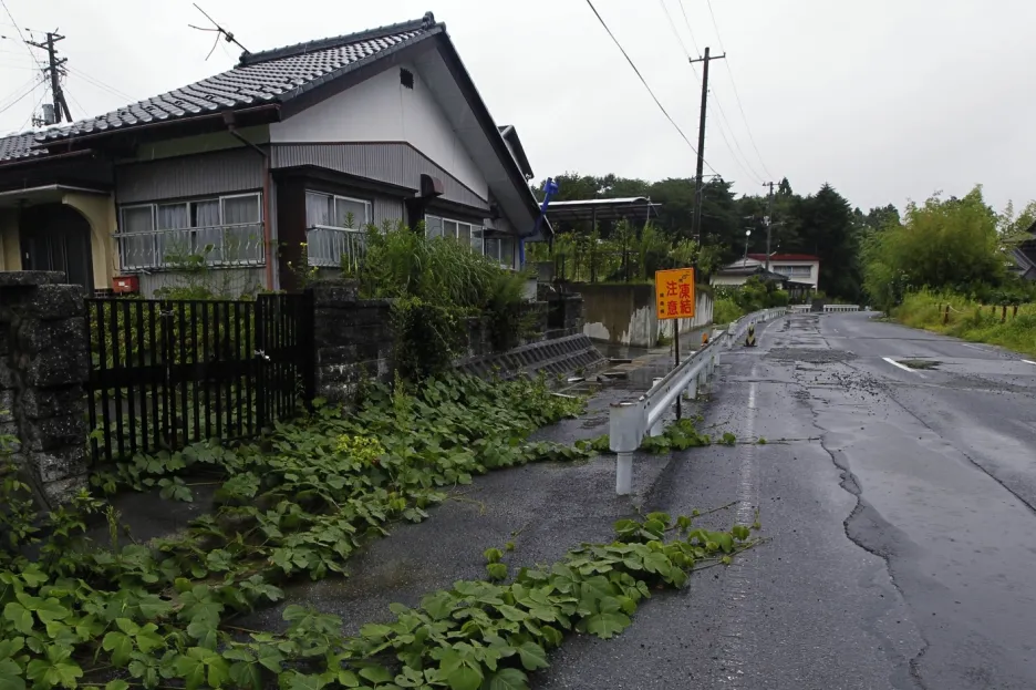 Opuštěný dům u Fukušimy