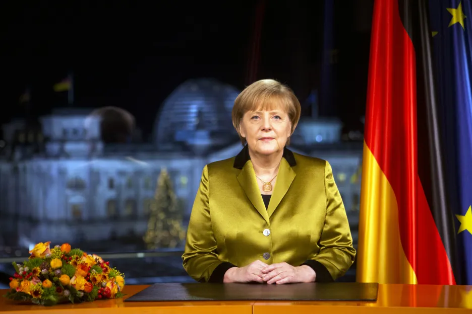 Angela Merkelová při novoročním projevu